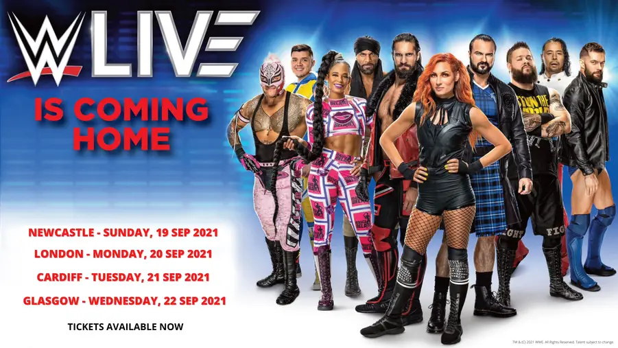 Drew McIntyre, Becky Lynch & More Announced For WWE UK Tour